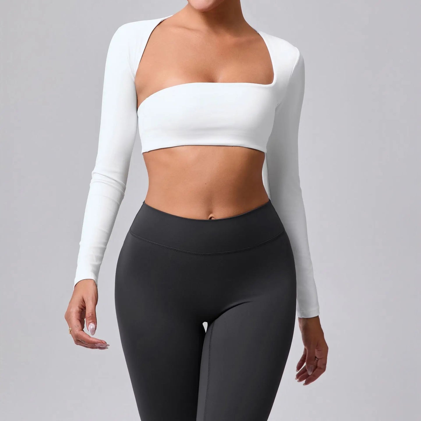 Camiseta Deportiva Crop Mujer