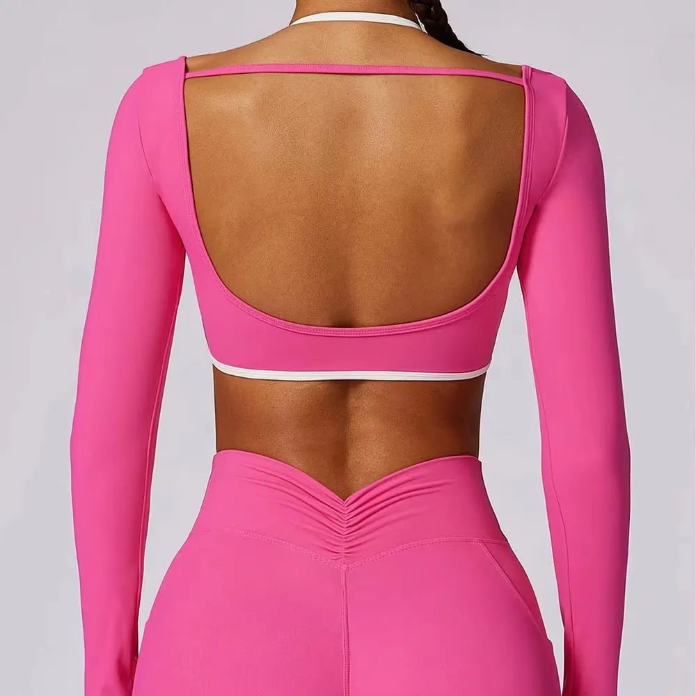 Conjunto Deportiva con Espalda Descubierta