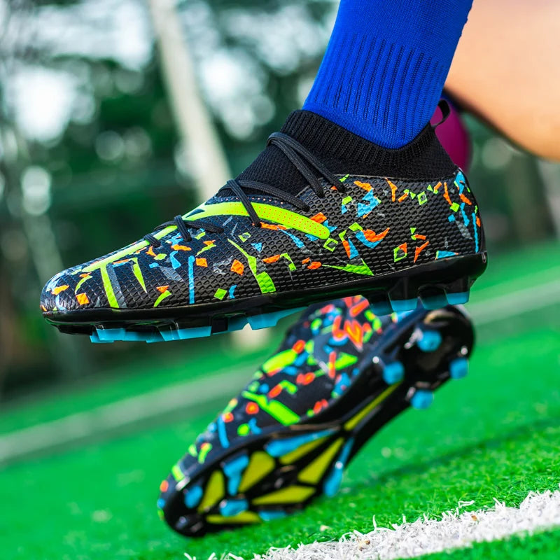 Multi-studded sole football boots