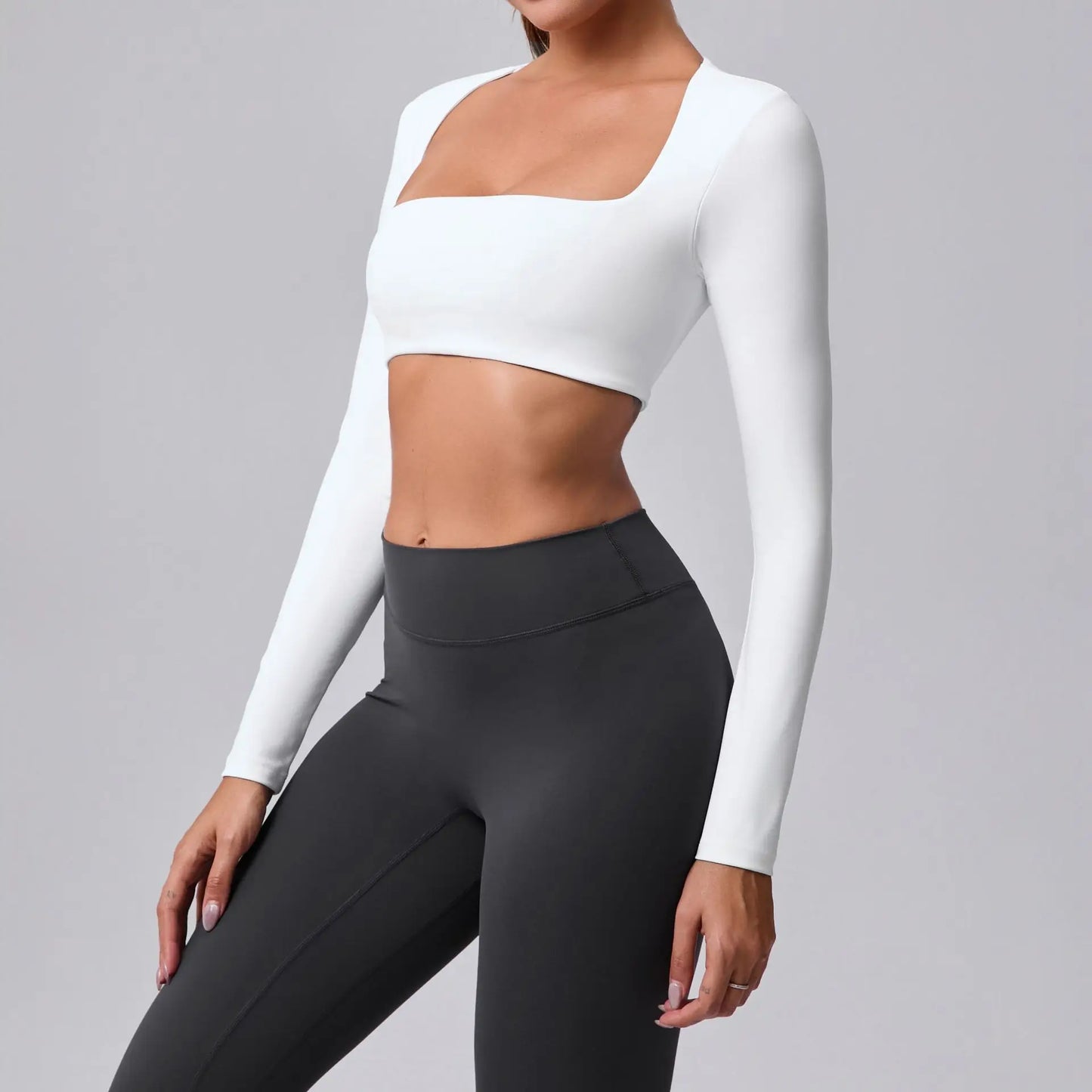 Camiseta Deportiva Crop Mujer