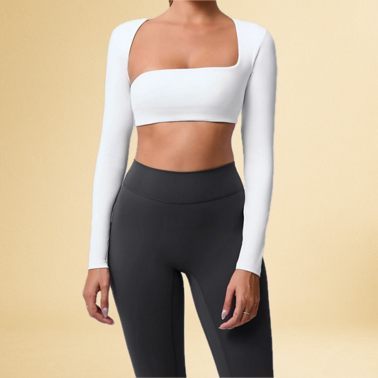 Camiseta Deportiva Crop Mujer