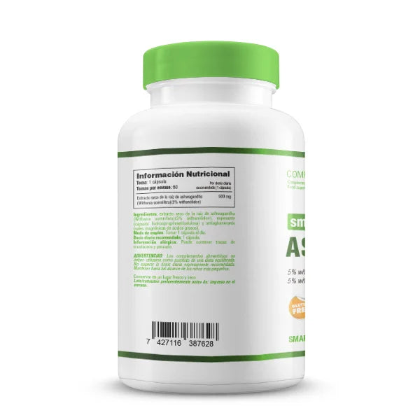 Suplemento de Ashwagandha 60 capsulas