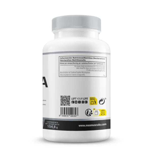 Creatina Creapure® 120 capsulas