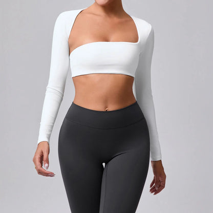 Camiseta Deportiva Crop Mujer