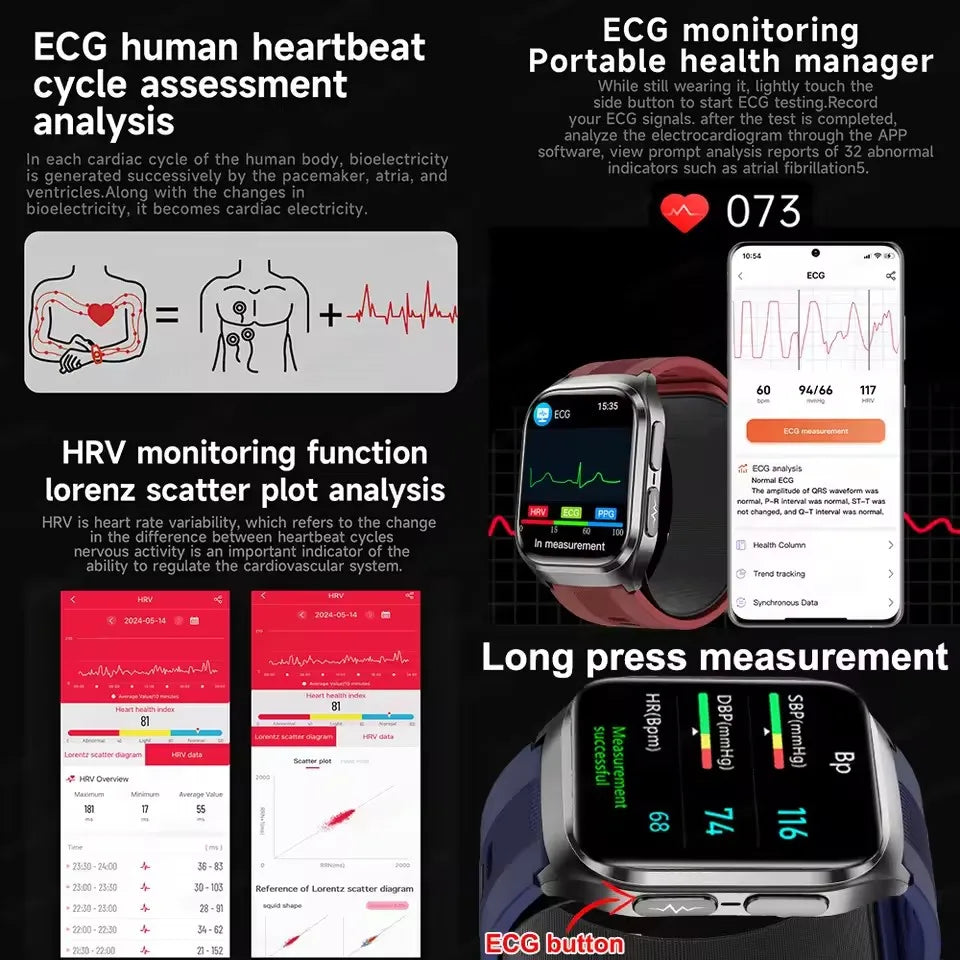 Smartwatch con Medición Precisa por Airbag y Diagnóstico AI