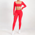 Sports Set Long Top and Push-Up Leggings