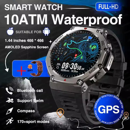 Smartwatch estilo Militar 2025 con GPS