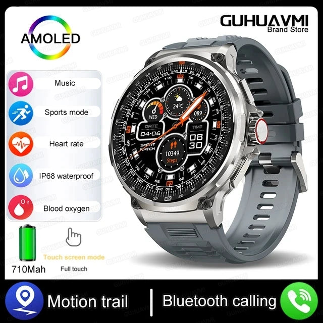 Smartwatch 1.85" Ultra HD con GPS