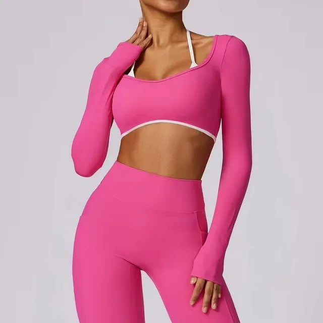 Conjunto Deportiva con Espalda Descubierta