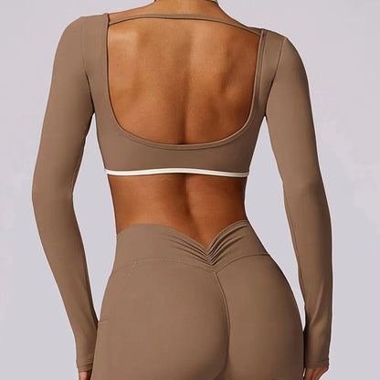 Conjunto Deportiva con Espalda Descubierta