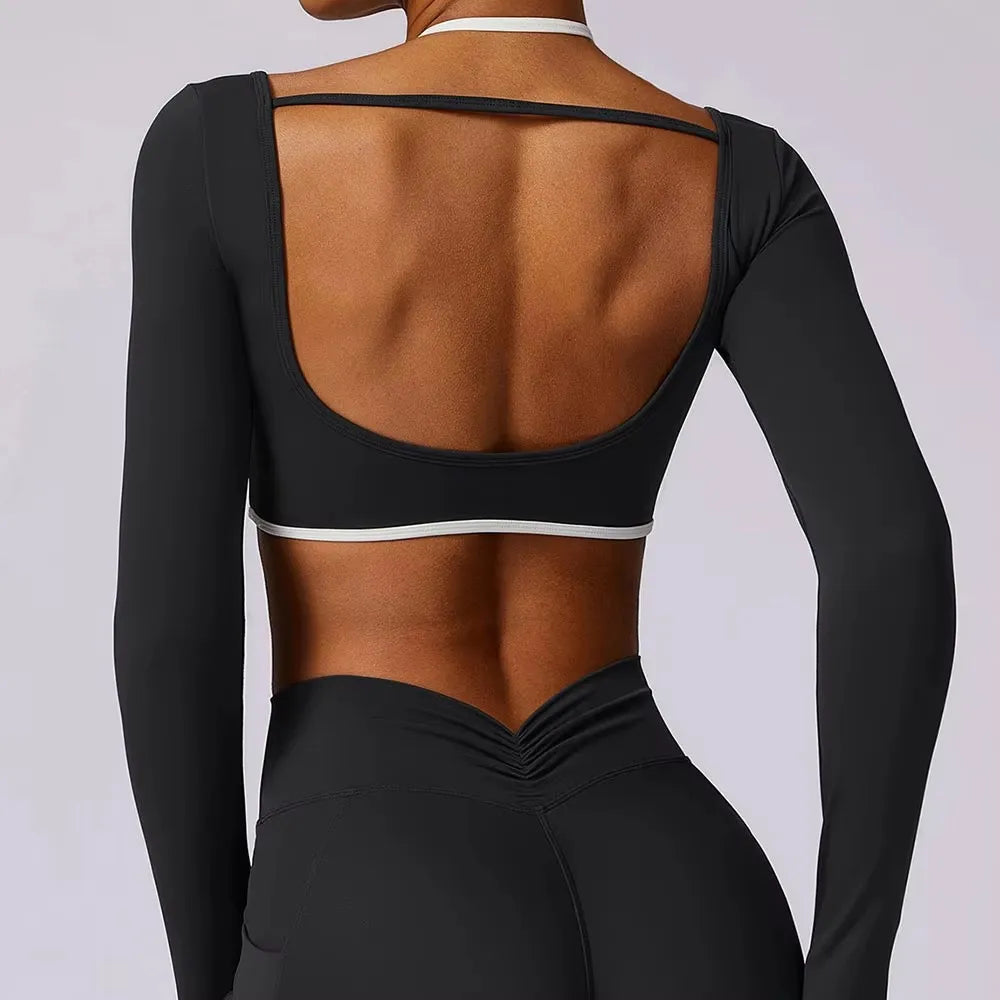 Conjunto Deportiva con Espalda Descubierta