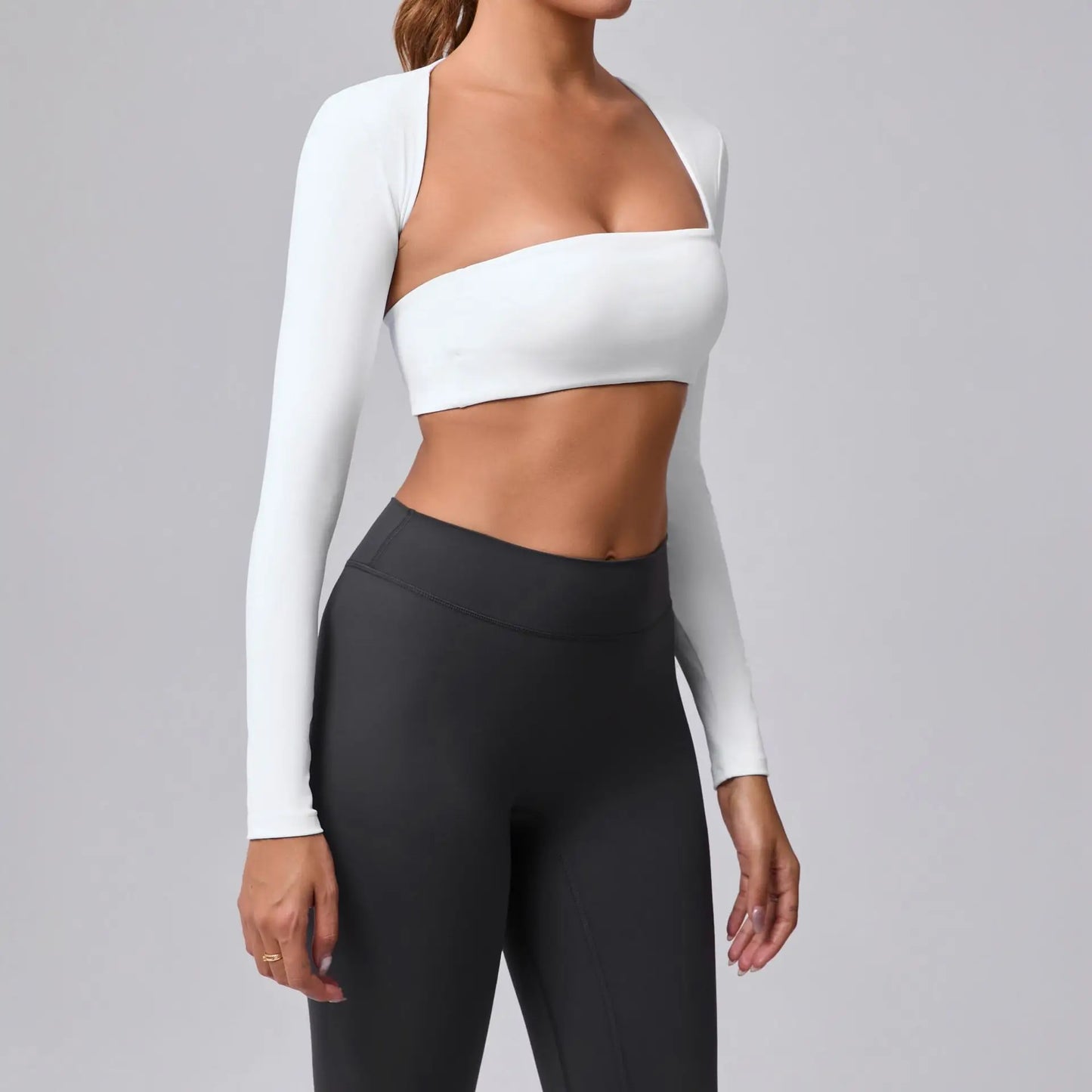 Camiseta Deportiva Crop Mujer