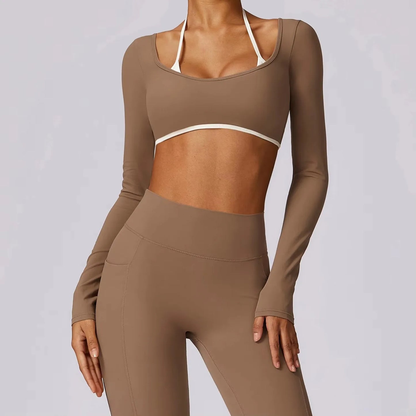 Conjunto Deportiva con Espalda Descubierta
