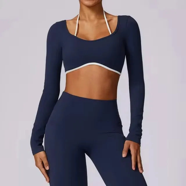 Conjunto Deportiva con Espalda Descubierta