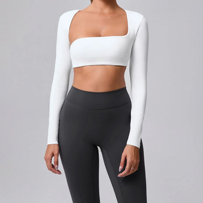 Camiseta Deportiva Crop Mujer