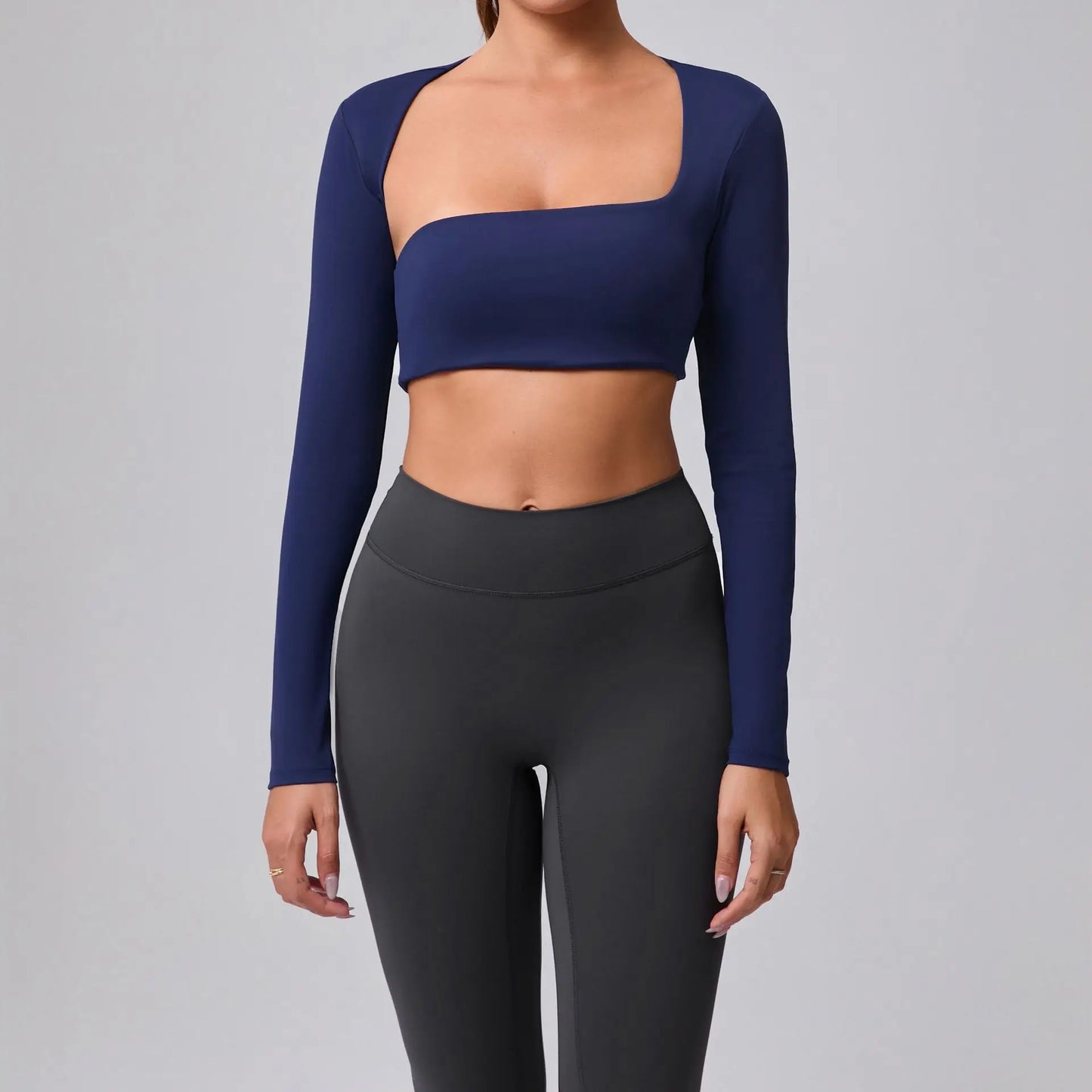 Camiseta Deportiva Crop Mujer