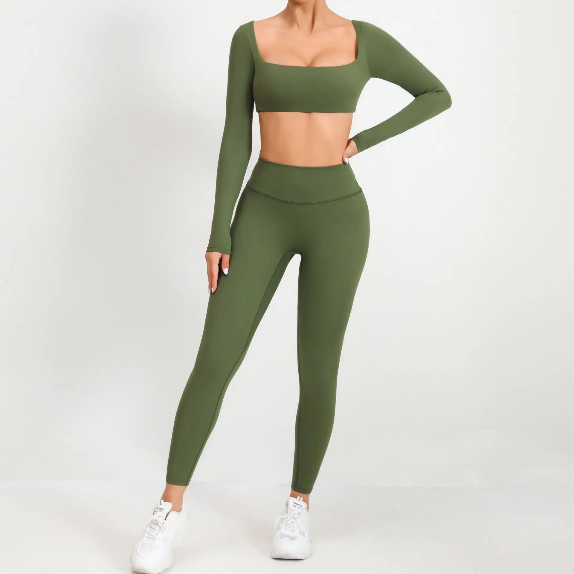 Top Largo y Leggings Push-Up
