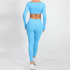 Sports Set Long Top and Push-Up Leggings