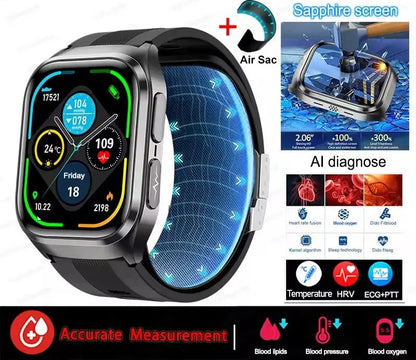 Smartwatch con Medición Precisa por Airbag y Diagnóstico AI