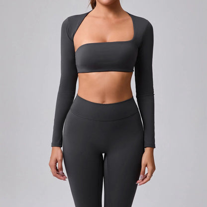 Camiseta Deportiva Crop Mujer