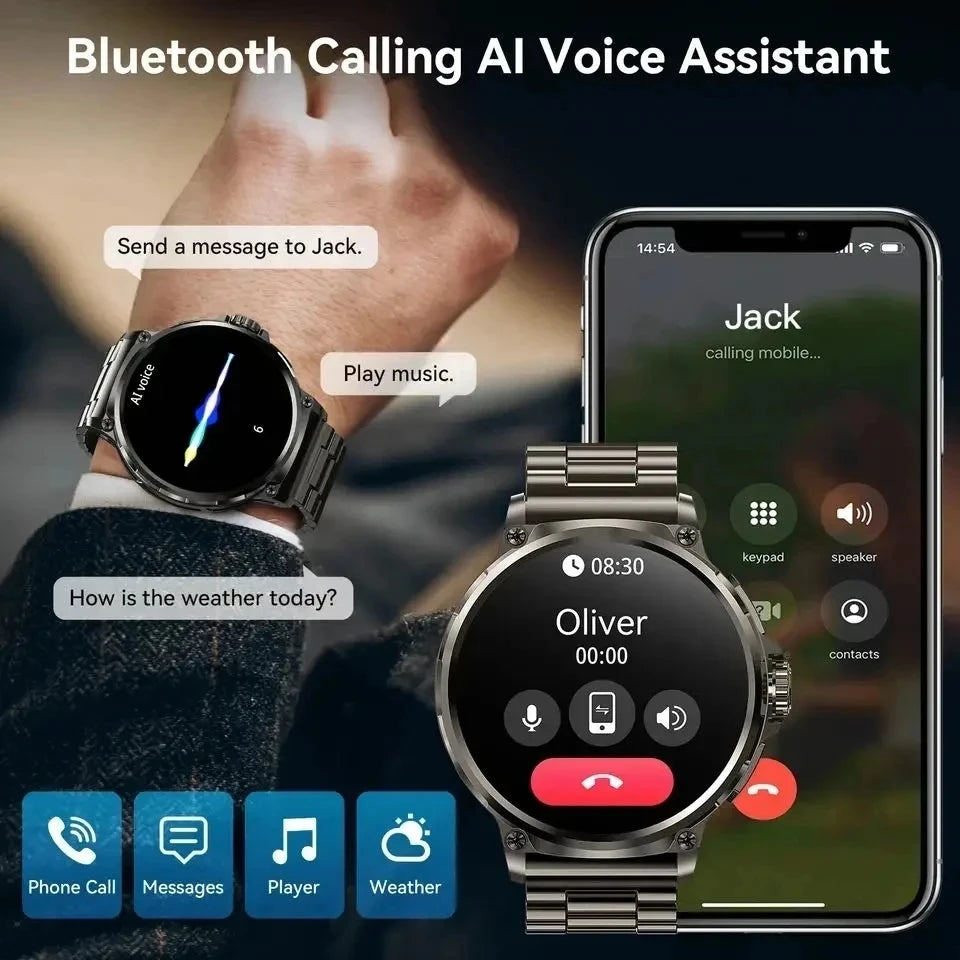 Smartwatch 1.85" Ultra HD con GPS