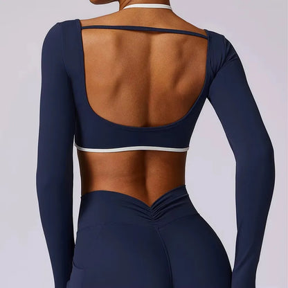 Conjunto Deportiva con Espalda Descubierta